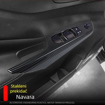 Navara ABS jednodjelna unutarnja obloga za otvore zraka, tipke na upravljaču i zaslon navigacije