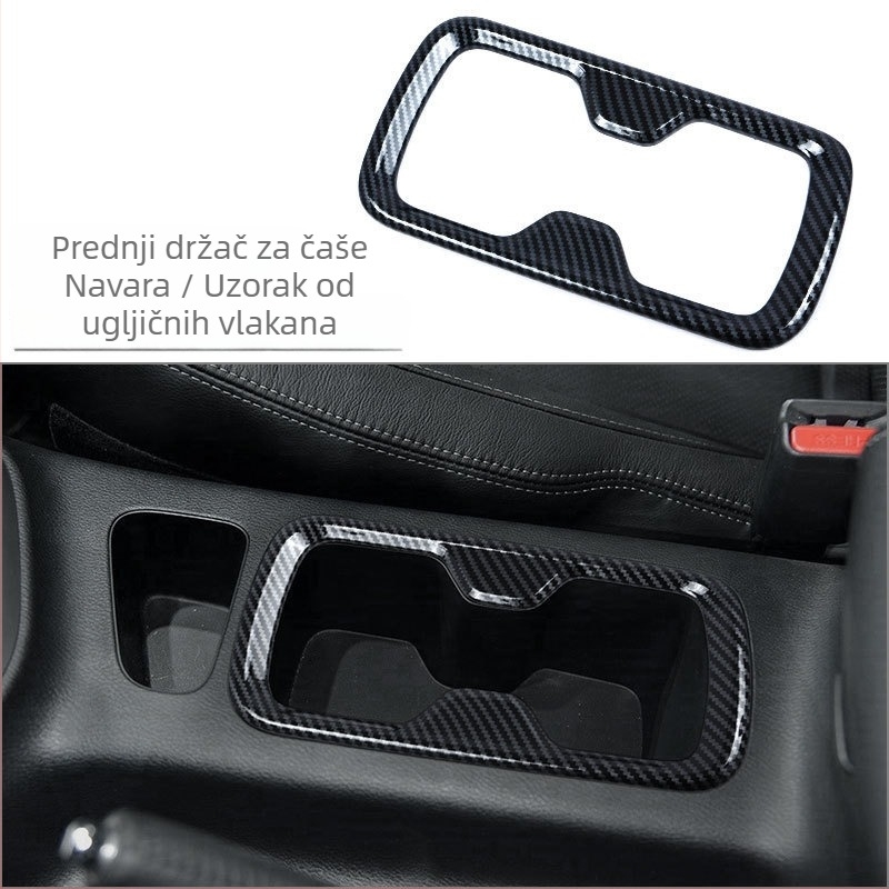 Navara ABS jednodjelna unutarnja obloga za otvore zraka, tipke na upravljaču i zaslon navigacije