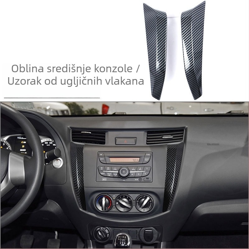 Navara ABS jednodjelna unutarnja obloga za otvore zraka, tipke na upravljaču i zaslon navigacije