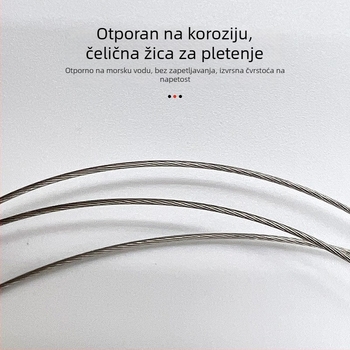 Set ribolovnog pribora s čeličnim žicom: sprječavanje zaplitanja, morska držač i pribor za mamce (Brand: Leisure Guest)