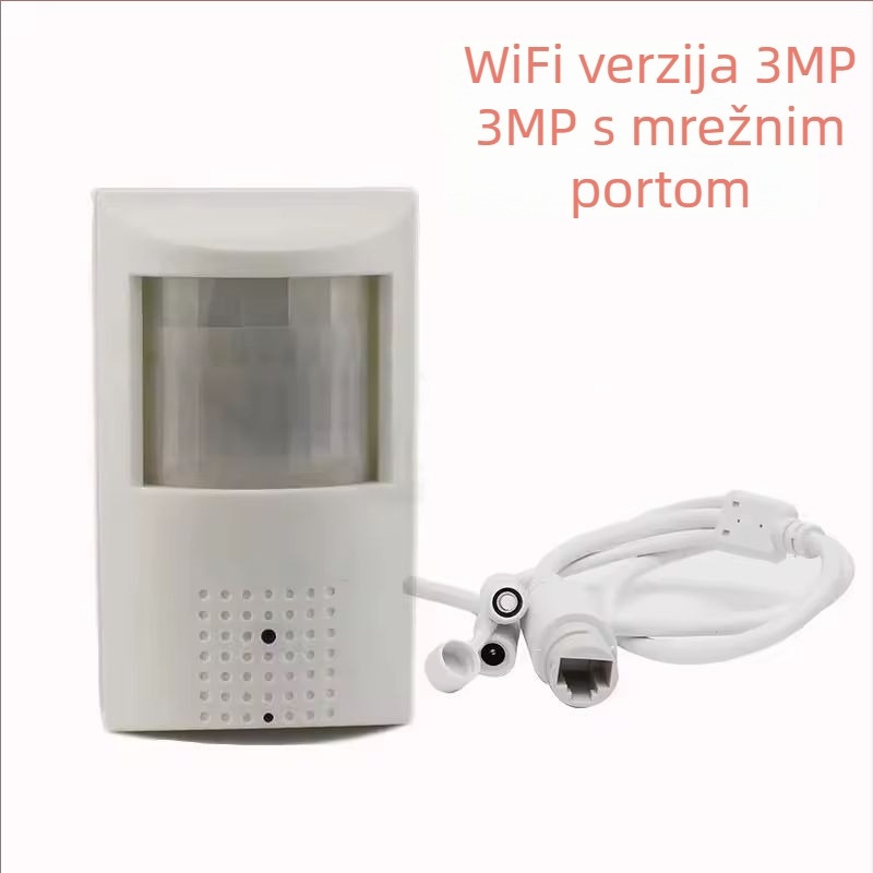 Bežična WiFi kamera — rezolucija 3MP/5MP, 3,7 mm objektiv, unutarnja upotreba, IR noćno vidno do 20 m (12V)