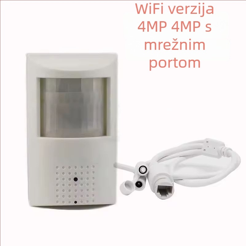 Bežična WiFi kamera — rezolucija 3MP/5MP, 3,7 mm objektiv, unutarnja upotreba, IR noćno vidno do 20 m (12V)