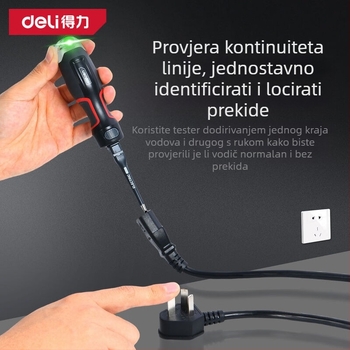 Deli tester napona – Višestruki, Digitalni zaslon, Senzor visoke preciznosti, Za kućnu upotrebu