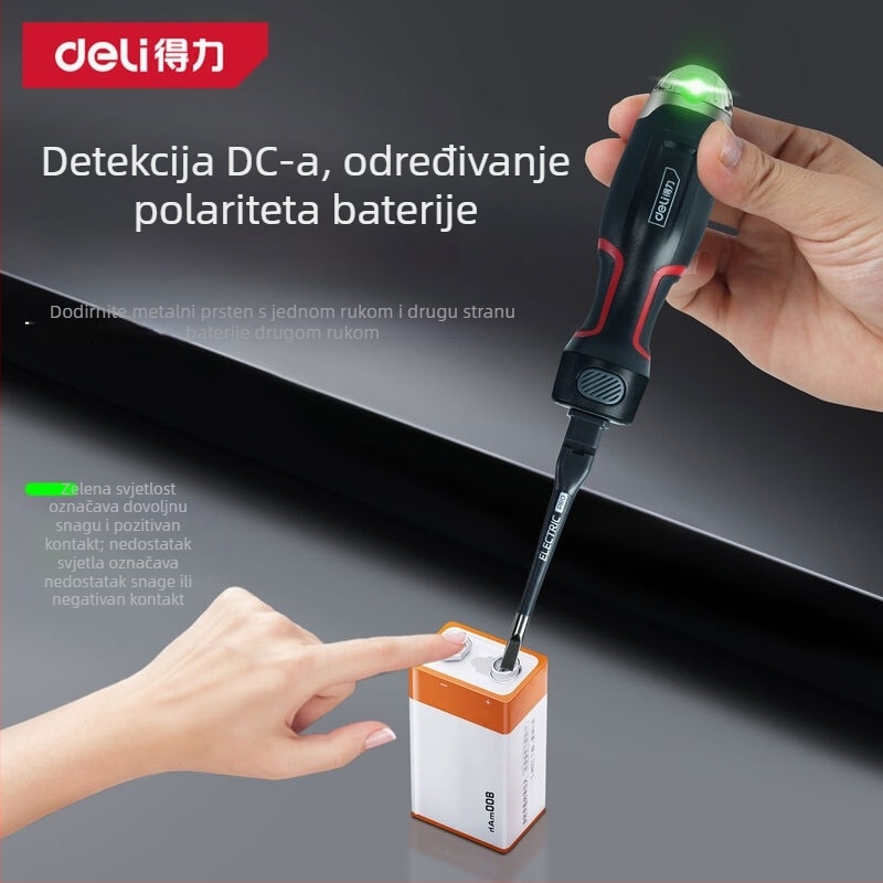 Deli tester napona – Višestruki, Digitalni zaslon, Senzor visoke preciznosti, Za kućnu upotrebu