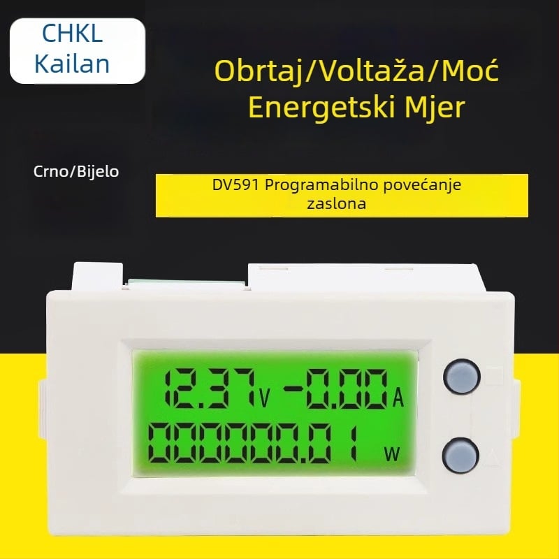 CHKL AC digitalni wattmeter – mjerenje napona, struje, snage i frekvencije