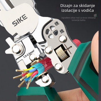 Kabelski odvijač za izolaciju žice, višenamjenski alat električarima, trokutasti oblik, Sco marka, težina 0,35, specifikacije: tri