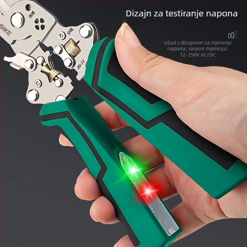 Kabelski odvijač za izolaciju žice, višenamjenski alat električarima, trokutasti oblik, Sco marka, težina 0,35, specifikacije: tri