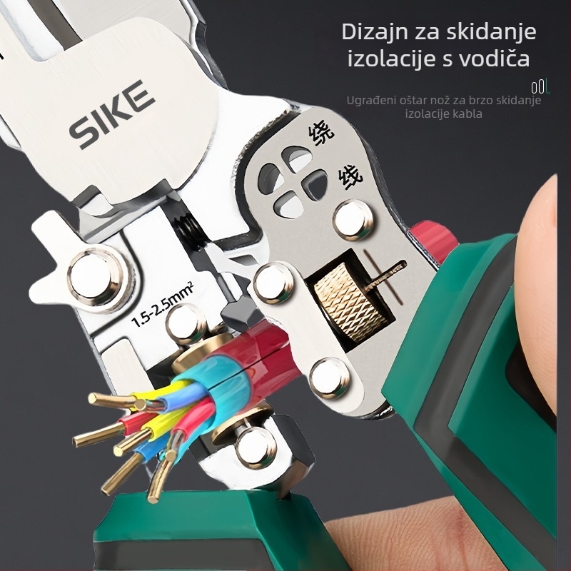 Kabelski odvijač za izolaciju žice, višenamjenski alat električarima, trokutasti oblik, Sco marka, težina 0,35, specifikacije: tri