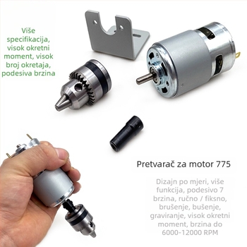 Mini multifunkcionalna ručna bušilica za DIY — visok moment, visoka brzina, 36V, pogodno za nehrđajući čelik.