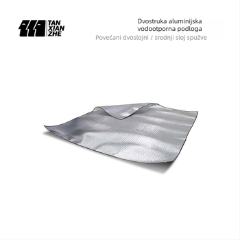 Explorer otporan na habanje dvostruki sloj mat s EVA površinom aluminijske folije, model TXZ-2003, pogodan za 2–4 osobe