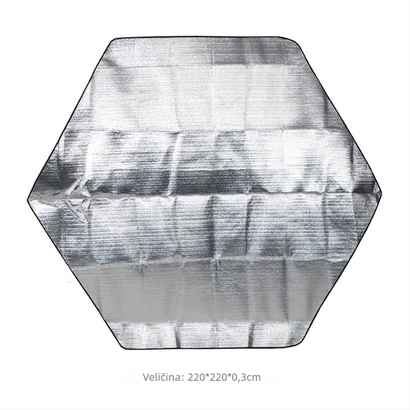 Explorer otporan na habanje dvostruki sloj mat s EVA površinom aluminijske folije, model TXZ-2003, pogodan za 2–4 osobe