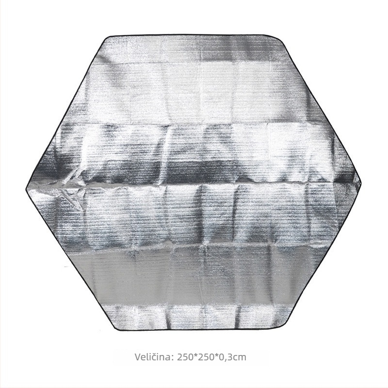 Explorer otporan na habanje dvostruki sloj mat s EVA površinom aluminijske folije, model TXZ-2003, pogodan za 2–4 osobe