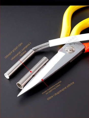 Grijane električne škare za krojenje sa prekidačem, 36V, oštrice od nehrđajućeg čelika, temperaturno podešavanje