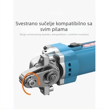 Youquan 36V konverzijska glava za kutnu brusilicu za obradu drveta – višenamjenski nastavak za rezanje, izradu utora, završnu obradu rubova i brušenje (Model 1001137822)