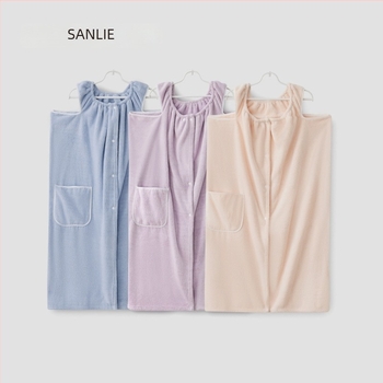 Nosivi kupaonski ručnik s konvertibilnim dizajnom, velur, 370 g, poliestersko/poliamidno vlakno