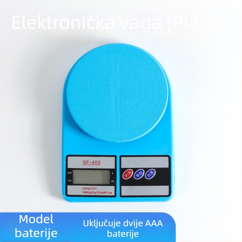 SF400 elektronička kuhinjska vaga – visoka preciznost, plastično kućište, Liuxin