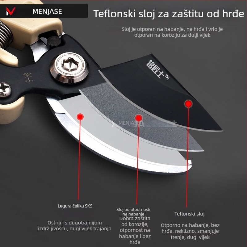 Insemaker Teške škare za rezanje grana plodnih stabala – za debele grane, vrtne škare