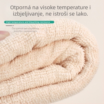 Kozmetički ručnik za lice, otporan na izbjeljivanje, 100% pamuk, debeli, otporan na visoke temperature, brzo upijanje (0–5 s)