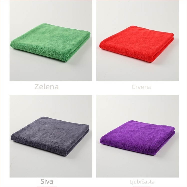 Krpa za brisanje auta, višenamjenska krpa, superfinih vlakana, 400 g, brzo sušenje i visoka apsorpcija, prilagodljiva s logotipom