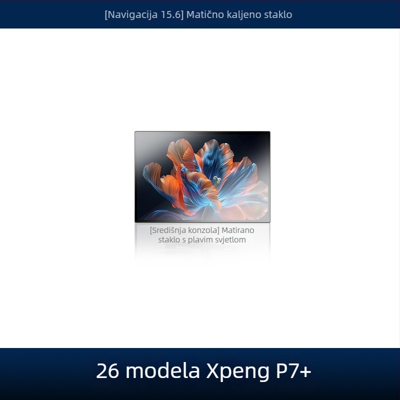 Zaštitno staklo za zaslon navigacije u automobilu – LJL-057, jednokomponentno oblikovanje, otporno na visoke i niske temperature, otporno na ogrebotine i masnoću, univerzalna kompatibilnost