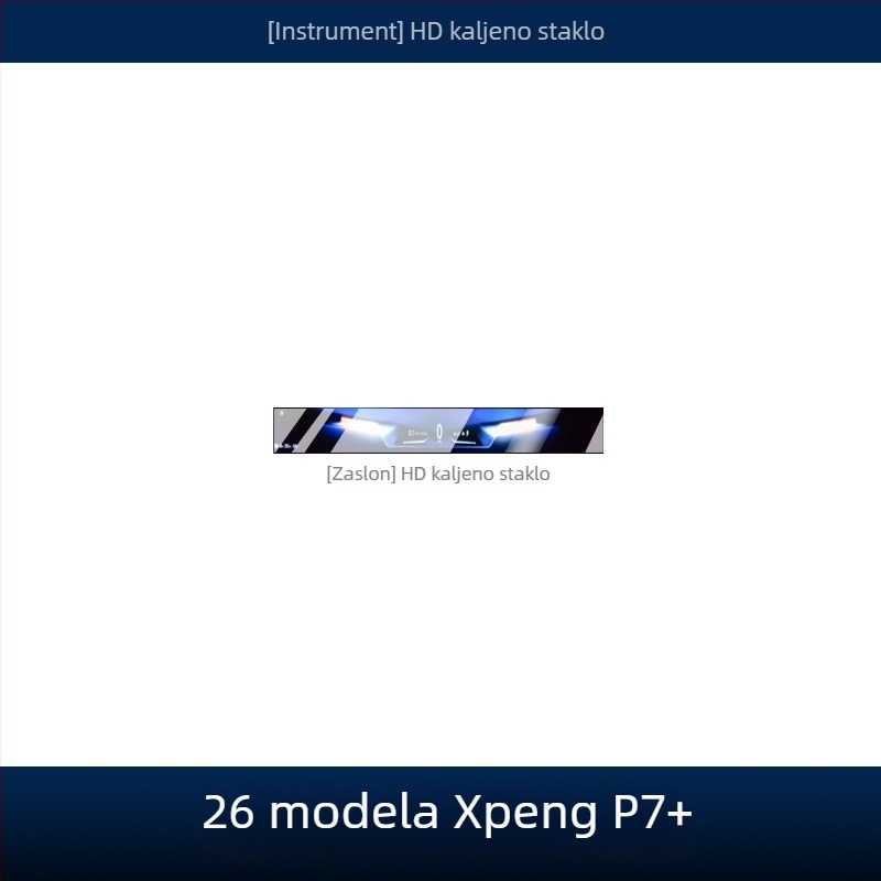 Zaštitno staklo za zaslon navigacije u automobilu – LJL-057, jednokomponentno oblikovanje, otporno na visoke i niske temperature, otporno na ogrebotine i masnoću, univerzalna kompatibilnost
