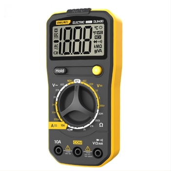Digitalni multimetar za elektrikare — mjerenje DC napona, kapaciteta i temperatura, visoka preciznost