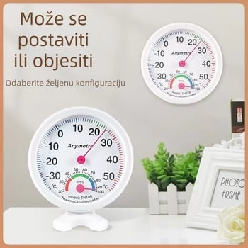 Unutarnji higrometar, bez baterija, kompaktan HT-1