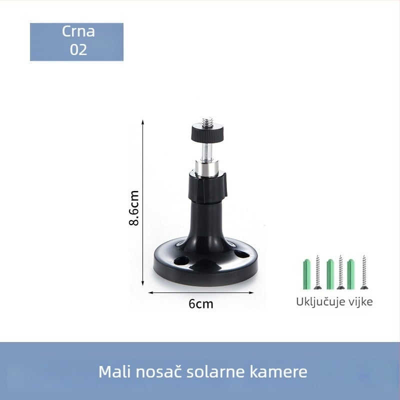 Držač za kameru s 360° rotacijom i višestrukim kutovima, za unutarnju i vanjsku upotrebu, univerzalni nosač (plastika)