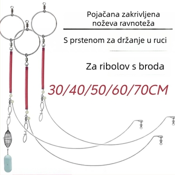 Ribolovni rig za brod, duboko more, zakrivljeni jednostrani nosač, nehrđajući čelik – marka Chiyoeda takeji