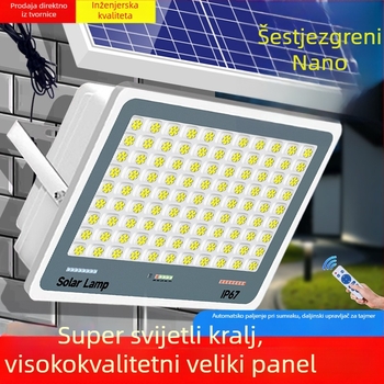 Solarna vanjska lantern za dvorište, IP67, daljinski upravljač, 6V, raspon osvjetljenja 200 m²+, 12–16 sati rada, Fire Dragon
