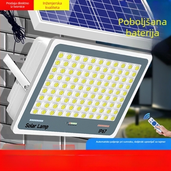 Solarna vanjska lantern za dvorište, IP67, daljinski upravljač, 6V, raspon osvjetljenja 200 m²+, 12–16 sati rada, Fire Dragon