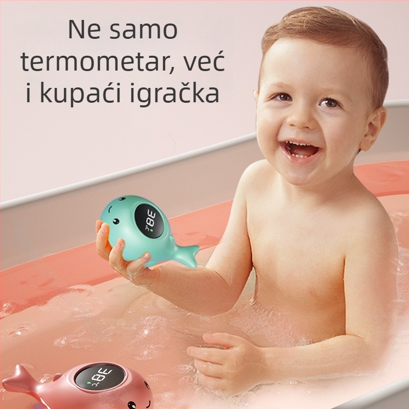 Termometar za vodu za kupanje beba s digitalnim zaslonom