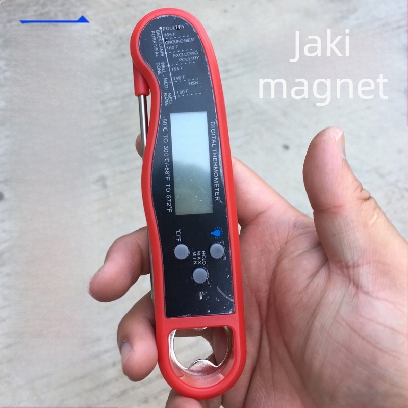 Novi vodootporni termometar za meso s sondom, sklopivi elektronički termometar za roštilj.