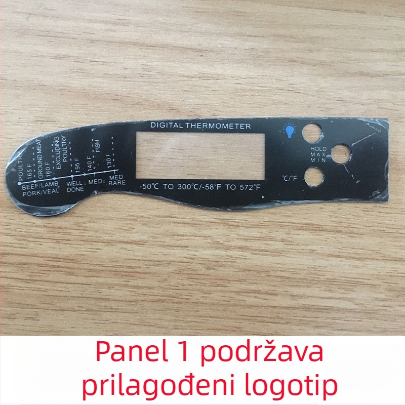 Novi vodootporni termometar za meso s sondom, sklopivi elektronički termometar za roštilj.