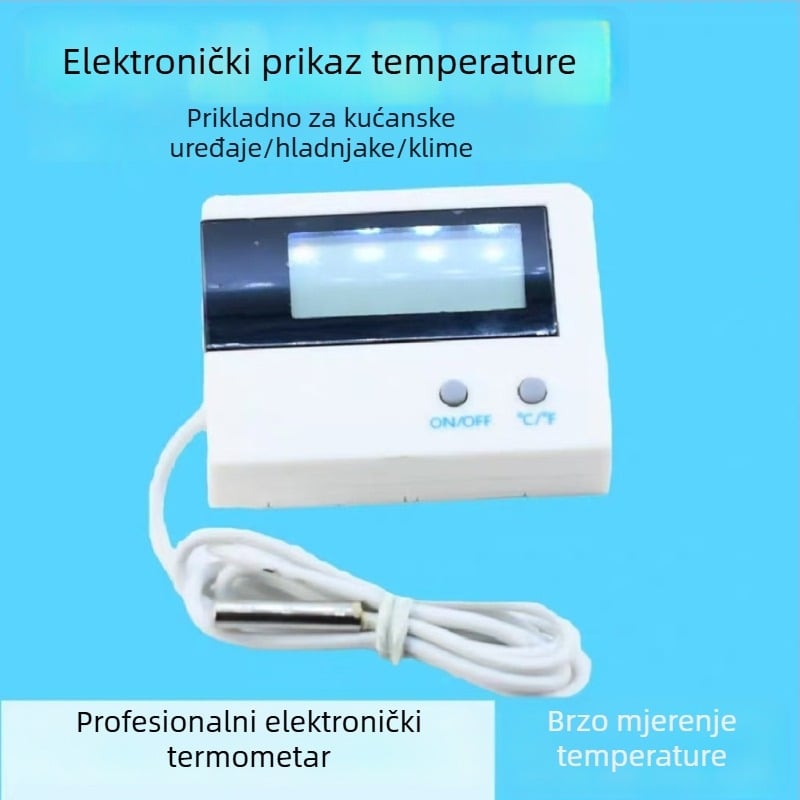 ST-1A Digitalni termometar za hlađenje skladištenje, akvarij, hladnjak, klima-uređaj i auto