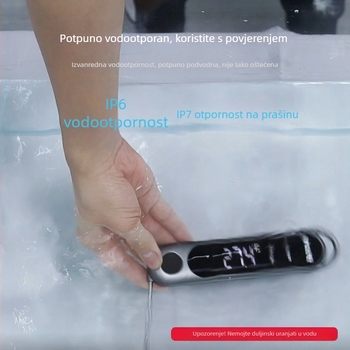 Termometar za hranu s sklapanjem, IP6 vodootporan i otporan na prašinu, rezolucija 0,1°C | licencirana privatna etiketa