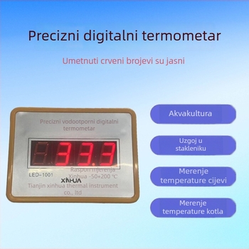 Digitalni termometar sa sondom, visoke preciznosti za kotlove, industrijsku upotrebu i akvarije