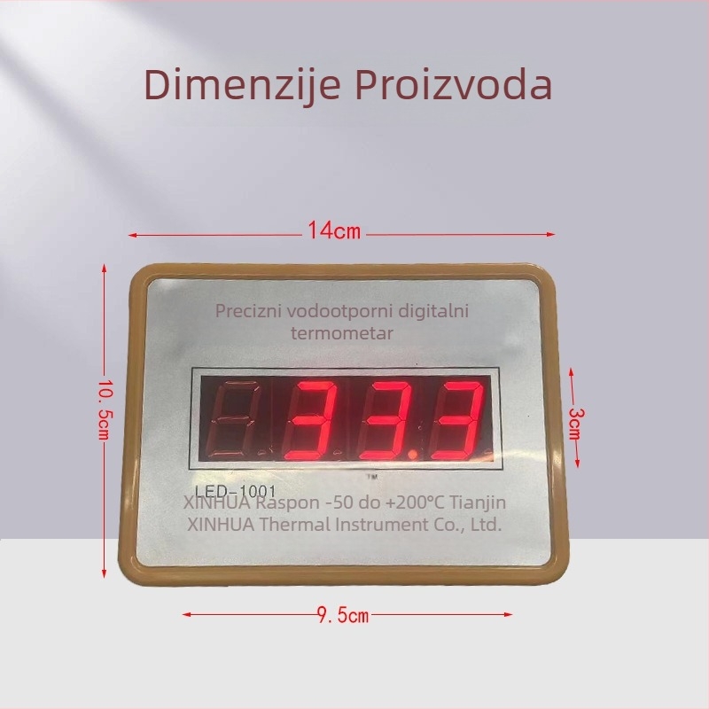 Digitalni termometar sa sondom, visoke preciznosti za kotlove, industrijsku upotrebu i akvarije