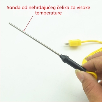 Ručni termometar s termoparom TM902C 1310 metalni temperaturni štap, -50 do 1300