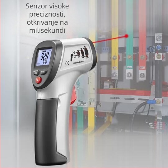 Huashengchang DT-811 infracrveni pištolj za mjerenje temperature, DT-810 infracrveni termometar, DT-812 točkasti termometar s inteligentnim glasovnim oglašivanjem