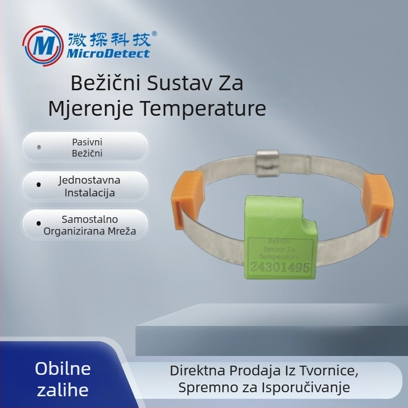 WX-AT01 Industrijski bežični infracrveni termometar s devettočnim mjerenjem temperature – bez kontakta, raspon -40°C do 200°C, napajanje litijevom baterijom/senzorom