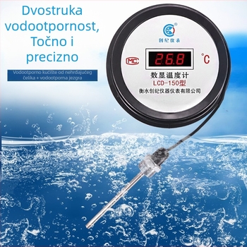 Elektronički digitalni termometar sa sondom i kabelom za industrijsku temperaturu vode u akvakulturi i staklenicima