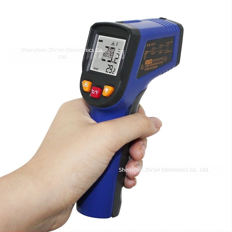 TS400 Ručni infracrveni laserski termometar za industrijsko mjerenje temperature (trebaju 2× No.7 alkalne baterije)