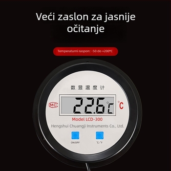 Infracrveni vodomjer s digitalnim zaslonom za ribnjake, akvakulturu i staklenike