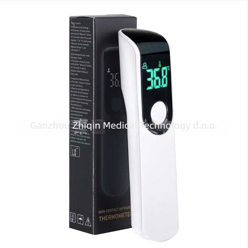 Ručni infracrveni termometar za čelo – bezkontaktan, model Ir-fm01, baterije 2xAA, težina 40 g, pogodan za sve