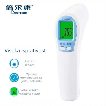 Beerkon 308 beskontaktni infracrveni termometar za kućnu upotrebu, pogodan za djecu i odrasle (model 308, digitalni termometar pištolj)