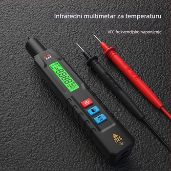 BSIDE A40 digitalni multimetar, ručni, automatski raspon, mjerenje AC/DC do 600 V, zaslon 4000 točaka