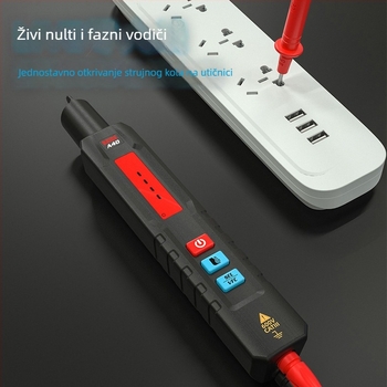 BSIDE A40 digitalni multimetar, ručni, automatski raspon, mjerenje AC/DC do 600 V, zaslon 4000 točaka