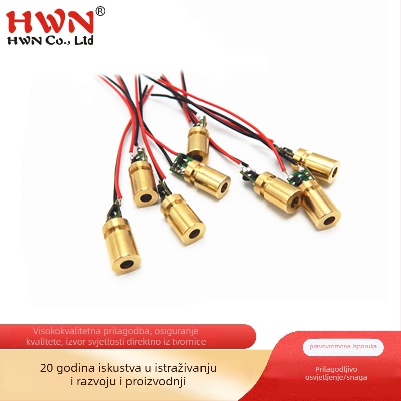 HWN laserska glava za infracrveni toplomjer s 8-točkastim središnjim laserskim modulom, višepunktno mjerenje, širina zrake 2