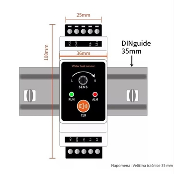 Industrijski digitalni senzor uranjanja vode, senzor visokosenzitivnog alarma za curenje vode, senzor za dinamički sustav praćenja petlji